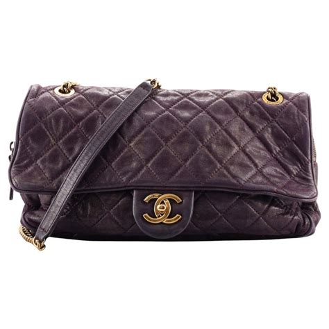 Chanel Shiva Flap Bag Quilted Iridescent Calfskin Small 